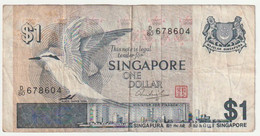 Billet - SINGAPORE 1 DOLLARDS - Singapur