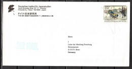 Japan, MiNr. 4684; Internationale Briefwoche, Auf Brief / LUFTPOST Nach Deutschland; E-249 - Lettres & Documents