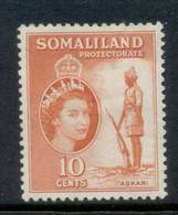 Somaliland Protectorate 1953-58 QEII Pictorial 10c MLH - Somaliland (Protectorate ...-1959)