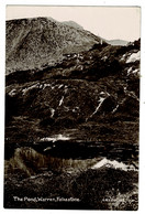 Ref 1462 - Early Real Photo Postcard - The Pond Folkestone Warren - Kent - Folkestone