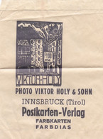 INNSBRUCK TIROL POCHETTE PHOTO VIDE VIKTOR HOLY SOHN POSTKARTEN VERLAG ANNEE 1930 40 - Österreich