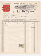 Fabrique De Bonneterie - La Bergère - Diest 1957 - Factuur - Textile & Vestimentaire