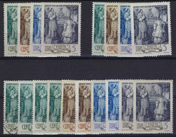 Vatican - 25ième Année D'épiscopat De Pie XII - N° 98à101 - 2 Série ** + 10 Timbres **,*,obl. - Neufs