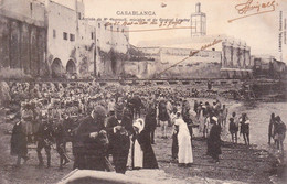 Vers 1900 MAROC - CASABLANCA - ARRIVEE DU M. REGNAULT, MINISTRE ET DU GENERAL LYAUTEY - Casablanca