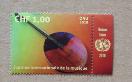 Ge18-01 : Nations-Unies (Genève / 1er Octobre Journée Internationale De La Musique - Domra - Neufs
