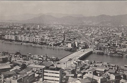 HIROSHIMA- TOWN PANORAMA, BRIDGE, CAR, BUSS - Hiroshima