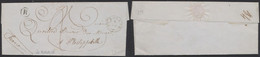 Précurseur - LAC Datée De Morialmé çàd Boite Rurale "R" (1843) + Cachet T18 "Florenne" Et Manusc. Franco > Philippeville - 1830-1849 (Belgio Indipendente)