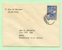 BELGIQUE, FDC, Cover, Circulated To Beira Mozambique 1953 - Lot 314 (2 Scans) - 1951-1960