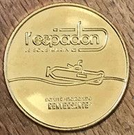 44 SAINT-NAZAIRE SOUS-MARIN ESPADON MDP 2019 MEDAILLE SOUVENIR MONNAIE DE PARIS JETON TOURISTIQUE MEDALS COINS TOKENS - 2019