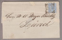 Grossbritannien Heimat Mark-Lane E.C. 1882-02-02 Streifband Nach Zürich Mit 2.5 Penny P 23 - Lettres & Documents