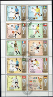 FOOTBALL 1972 Munich Olympics Sharjah Sheetlet U - Usati