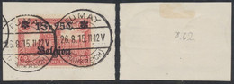 Guerre 14-18 - OC8 Sur Fragment Obl à Pont "Fumay / Frankreich" (1915) - OC1/25 General Government
