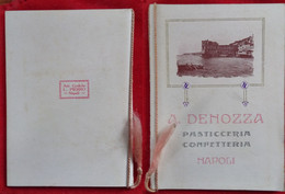 Calendarietto Pasticceria Denozza Napoli 1916  (A) - Formato Piccolo : 1901-20