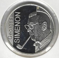 AR ZILVER -  10 EURO.  -  GEORGES SIMENON  -  2003.  18,75 Gr - 17,34 Zuiver Zilver - FDC, BU, BE & Estuches