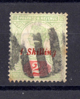 1 Shilling Red Overprint On SG 200 Used Uncataloged - Unclassified
