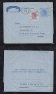 China Hong Kong 1955 Aerogramme Uprated Stationery Air Letter To UEBERLINGEN Germany - Briefe U. Dokumente