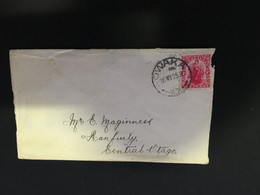 (HH 11) VERY OLD - New Zealand Letter Posted To Tasmania - 1903 - Briefe U. Dokumente