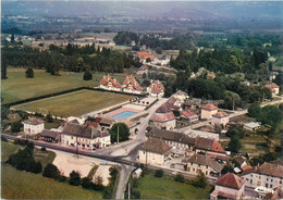 CPSM FRANCE 38 " Corbelin, Vue Aérienne Quartier De La Piscine" - Corbelin