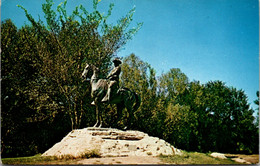 North Dakota Minot Roosevelt Park Theodore Roosevelt Rough Rider Statue - Minot