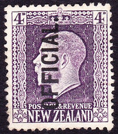 NEW ZEALAND 1927 KGV 4d Deep Purple SGO101c MNG - Used Stamps
