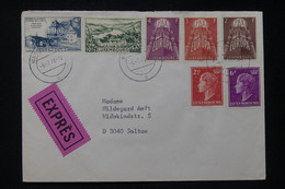 LUXEMBOURG - Enveloppe En Exprès De Luxembourg Pour Soltau En 1978, Affranchissement Avec Europa De 1957 - L 87424 - Lettres & Documents