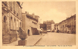 63-VIC-LE-COMTE- RUE DU JEU DE PAUME - Vic Le Comte