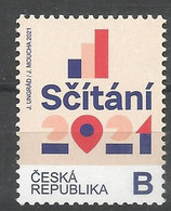 CZ 2021-1105 CENSUS, CZECH, 1v, MNH - Ungebraucht