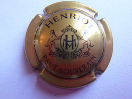 Plaque De Muselet Capsule Caps - Champagne Henriot Brut Souverain - Henriot