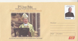 8442FM- BISHOP IOAN ROBU, CHRISTIANITY, RELIGION, COVER STATIONERY, 2020, ROMANIA - Theologen