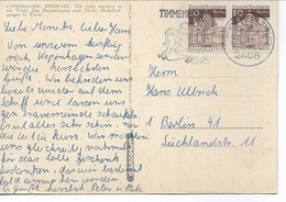 Berlin Stamps On Danish Postcard. Germany. B-1347 - Andere & Zonder Classificatie