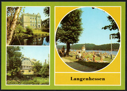 E8039 - TOP Langenhessen - Bärmühle Schule - Bild Und Heimat Reichenbach - Werdau