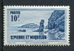 TIMBRE** De 1938 De ST-PIERRE Et MIQUELON "10 F. - Langlade" - Unused Stamps