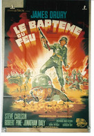 "Le Baptême Du Feu" J. Drury, S. Carlson, R. Pine, J. Daly..1967 - 60x80 - TTB - Affiches & Posters