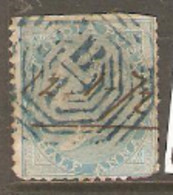 India  1873   SG 76  1/2 A Type 2  Calcutta Pmk  Fine Used - 1858-79 Kolonie Van De Kroon
