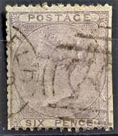 GREAT BRITAIN 1856 - Canceled - Sc# 27 - 6d - Used Stamps