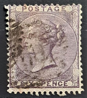 GREAT BRITAIN 1856 - Canceled - Sc# 27a - 6d - Gebruikt