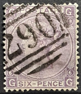 GREAT BRITAIN 1865 - Canceled - Sc# 45 - 6d - Used Stamps