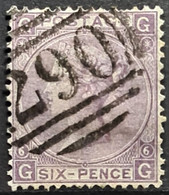 GREAT BRITAIN 1865 - Canceled - Sc# 45 - 6d - Gebruikt