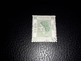 A8MIX12 COLONIE INGLESI HONG KONG QUEEN ELIZABETH FIFTEEN CENT. "XO" - Used Stamps