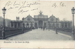 02 - 2021 - BELGIQUE - BRUXELLES - GARES - Gare Du Midi - Nahverkehr, Oberirdisch