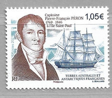 R29- TAAF De 2021 - Capitaine Pierre-François PERON à L'île Saint-Paul. - Unused Stamps
