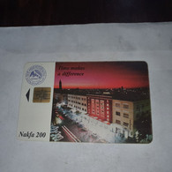 Eritrea-time Makes A Difference(nakfa 200)(8)-(0400-009833)-(lokking From Chip Other)-used Card Chip+1 Card Prepiad Free - Eritrea