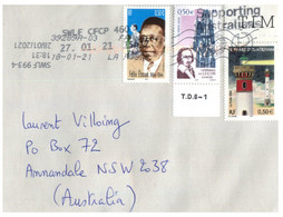 (HH 25 Large) Letter Posted From France To Australia - - Autres & Non Classés