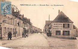 Trappes           78            Grande Rue . Gendarmerie Et  Hôtel De L'Etoile D 'Or    ( Voir Scan) - Trappes