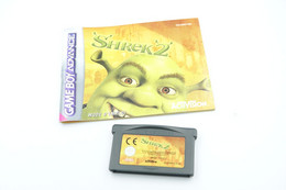 NINTENDO GAMEBOY ADVANCE: SHREK 2 WITH BOOKLET - ACTIVISION - 2004 - Game Boy Advance