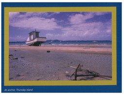 (HH 26) Australia - QLD - Thursday Island - Boat At Low Tide & Anchor - Ohne Zuordnung