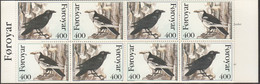 Faroe Islands, 1995, Bird, Birds, Raven, Booklet, MNH** - Spatzen