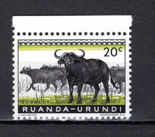 RUANDA-URUNDI   N° 206   NEUF SANS CHARNIERE   COTE 0.15€   BUFFLE ANIMAUX - Neufs