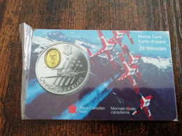 CANADA PREPAID  CARD  COIN ON CARD   SPECIAL CARDS  $20,00  MINT **4749** - Kanada