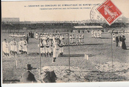 SOUVENIR DU CONCOURS DE GYMNASTIQUE DE NANTES(1er Aout 1909). - Fédération Sportive Des Patronages De France - Gymnastics